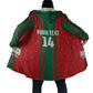 Morocco Football Custom Cloak Atlas Lionesses Moroccan Folk Pattern