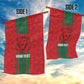 Morocco Football Custom Garden Flag Atlas Lionesses Moroccan Folk Pattern