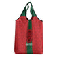 Morocco Football Custom Grocery Bag Atlas Lionesses Moroccan Folk Pattern