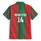 Morocco Football Custom Hawaiian Shirt Atlas Lionesses Moroccan Folk Pattern
