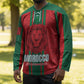 Morocco Football Custom Hockey Jersey Atlas Lionesses Moroccan Folk Pattern