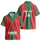 Morocco Football Custom Kid Hawaiian Shirt Atlas Lionesses Moroccan Folk Pattern