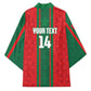 Morocco Football Custom Kimono Atlas Lionesses Moroccan Folk Pattern