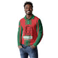 Morocco Football Custom Long Sleeve Polo Shirt Atlas Lionesses Moroccan Folk Pattern
