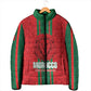 Morocco Football Custom Padded Jacket Atlas Lionesses Moroccan Folk Pattern
