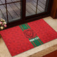 Morocco Football Custom Rubber Doormat Atlas Lionesses Moroccan Folk Pattern