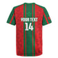 Morocco Football Custom Rugby Jersey Atlas Lionesses Moroccan Folk Pattern