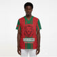 Morocco Football Custom Scrub Top Atlas Lionesses Moroccan Folk Pattern