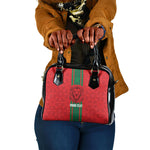 Morocco Football Custom Shoulder Handbag Atlas Lionesses Moroccan Folk Pattern