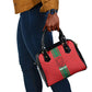 Morocco Football Custom Shoulder Handbag Atlas Lionesses Moroccan Folk Pattern