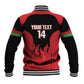 Malawi Football Custom Baseball Jacket Red Rising Sun Go Scorchers