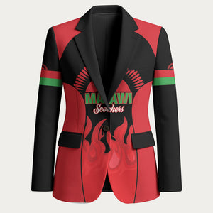 Malawi Football Custom Blazer Red Rising Sun Go Scorchers