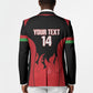 Malawi Football Custom Blazer Red Rising Sun Go Scorchers
