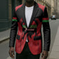 Malawi Football Custom Blazer Red Rising Sun Go Scorchers