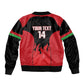 Malawi Football Custom Bomber Jacket Red Rising Sun Go Scorchers