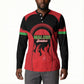 Malawi Football Custom Button Sweatshirt Red Rising Sun Go Scorchers