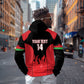 Malawi Football Custom Hoodie Red Rising Sun Go Scorchers