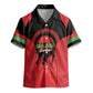 Malawi Football Custom Kid Hawaiian Shirt Red Rising Sun Go Scorchers