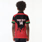 Malawi Football Custom Kid Polo Shirt Red Rising Sun Go Scorchers