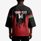 Malawi Football Custom Kimono Red Rising Sun Go Scorchers