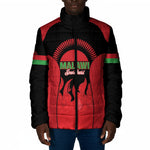 Malawi Football Custom Padded Jacket Red Rising Sun Go Scorchers