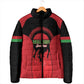 Malawi Football Custom Padded Jacket Red Rising Sun Go Scorchers