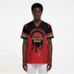 Malawi Football Custom Scrub Top Red Rising Sun Go Scorchers