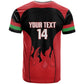 Malawi Football Custom T shirt Red Rising Sun Go Scorchers