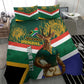Custom South Africa Rugby Bedding Set 2024 Go Springboks Mascot African Pattern
