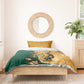 Personalised South Africa And Australia Rugby Bedding Set 2024 Springboks Wallabies Mascots Together