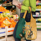 Personalised South Africa And Australia Rugby Grocery Bag 2024 Springboks Wallabies Mascots Together