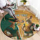 Personalised South Africa And Australia Rugby Round Carpet 2024 Springboks Wallabies Mascots Together