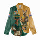 Personalised South Africa And Australia Rugby Women Casual Shirt 2024 Springboks Wallabies Mascots Together LT14