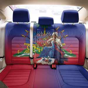 Catherine Flon Haiti Flag Day Back Car Seat Cover Ayiti Cherie Coat Of Arms