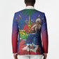 Catherine Flon Haiti Flag Day Blazer Ayiti Cherie Coat Of Arms