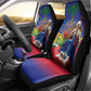 Catherine Flon Haiti Flag Day Car Seat Cover Ayiti Cherie Coat Of Arms