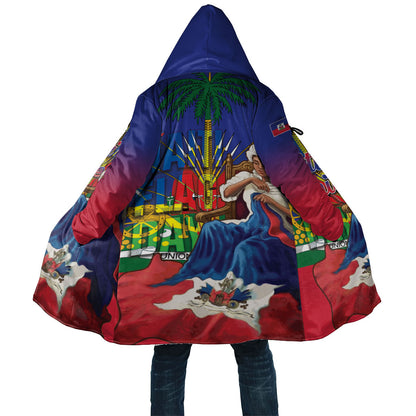 Catherine Flon Haiti Flag Day Cloak Ayiti Cherie Coat Of Arms