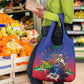 Catherine Flon Haiti Flag Day Grocery Bag Ayiti Cherie Coat Of Arms