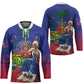 Catherine Flon Haiti Flag Day Hockey Jersey Ayiti Cherie Coat Of Arms