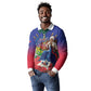 Catherine Flon Haiti Flag Day Long Sleeve Polo Shirt Ayiti Cherie Coat Of Arms