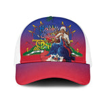 Catherine Flon Haiti Flag Day Mesh Trucker Cap Ayiti Cherie Coat Of Arms