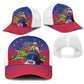Catherine Flon Haiti Flag Day Mesh Trucker Cap Ayiti Cherie Coat Of Arms