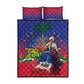 Catherine Flon Haiti Flag Day Quilt Bed Set Ayiti Cherie Coat Of Arms