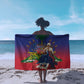 Catherine Flon Haiti Flag Day Sarong Ayiti Cherie Coat Of Arms