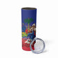 Catherine Flon Haiti Flag Day Skinny Tumbler Ayiti Cherie Coat Of Arms