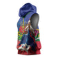 Catherine Flon Haiti Flag Day Sleeveless Hoodie Ayiti Cherie Coat Of Arms