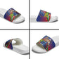 Catherine Flon Haiti Flag Day Slide Sandals Ayiti Cherie Coat Of Arms