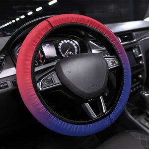 Catherine Flon Haiti Flag Day Steering Wheel Cover Ayiti Cherie Coat Of Arms