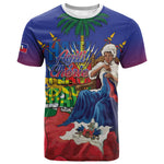 Catherine Flon Haiti Flag Day T shirt Ayiti Cherie Coat Of Arms