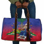 Catherine Flon Haiti Flag Day Travel Bag Ayiti Cherie Coat Of Arms